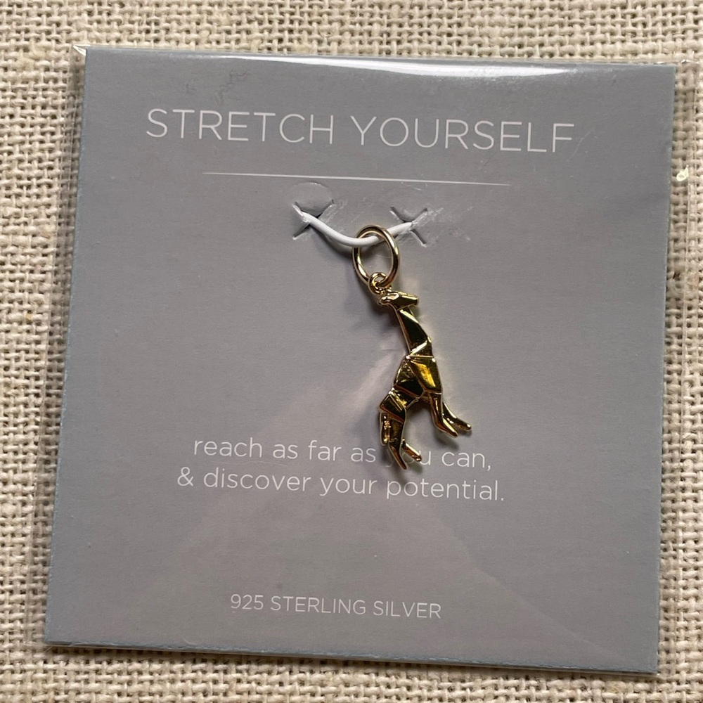 Origami Owl  Core Gold Origami Giraffe Pendant Charm